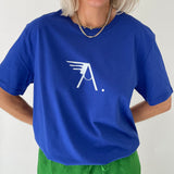 Cobalt Blue Winged A. T-shirt