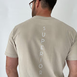 Sand A./8 monogram T-shirt